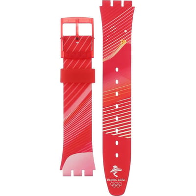 Swatch Plastic - Originals Medium (34mm) /Access/Solar/Musicall/Stop - G/SK/SL/SR/SS/SO28 ASO28Z105 2022 Olympic Collection - Charm of calligraphy Horlogeband