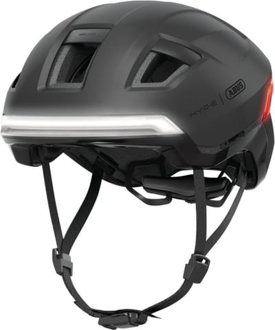Fietshelm ABUS HYP-E volcano titan L - 57-61 cm - zwart - Geschikt voor gebruik op speed pedelecs - elektrische fietsen - snorfietsen - NTA-8776 610 g