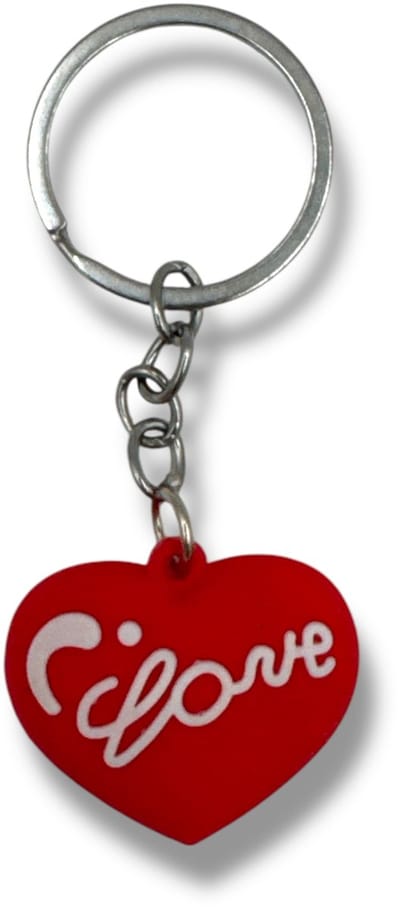 Sleutelhanger Hart – Rood Love Design – Vrolijke Sleutelaccessoire & Lief Cadeau