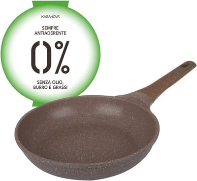 Koekenpan 24 cm - Antiaanbakpan voor Gezond en Vetvrij Bakken