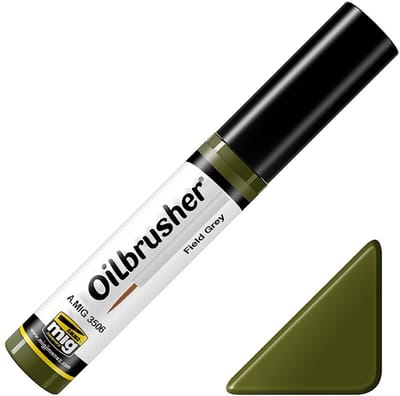 AMMO by Mig Jimenez Hobbyverf Enamel verf - MIG 3506 Oilbrusher Field Green Oilbrusher(s) - 10 ml