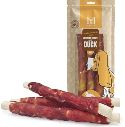 Mersjo - Gryzak XXL Serie - Natuurlijke Hondensnack - 25cm - Rund & Eend