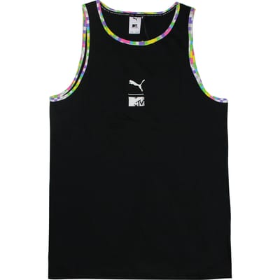 Puma x MTV Tank Zwart Mouwloos Vest Heren Top Tee 579678 01