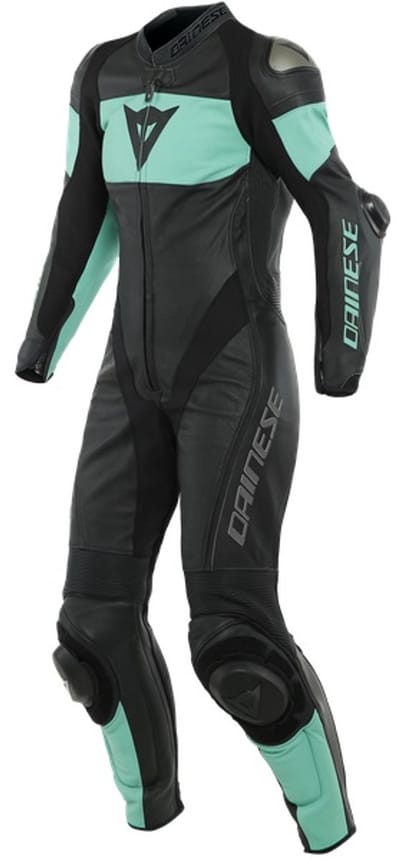 Dainese Imatra Lady Perf. 1-Delig Pak Zwart Acqua Groen - Racepak