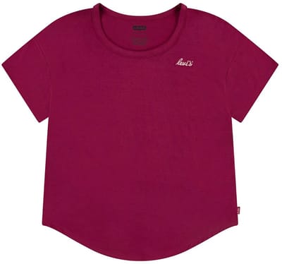 Levi´s ® Kids Favorite T-shirt Met Korte Mouwen Rood 8 Years Meisje