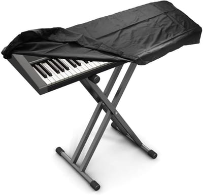 Dailygoods - Verstelbare Stofkap voor 88 Toetsen Digitale Piano 133 x 32 x 12 cm