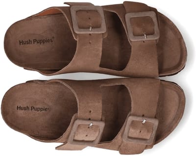 Hush Puppies Dames Slipper | Taupe | Maat: 38
