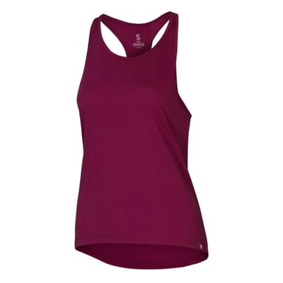 Ocun Fionna Mouwloos T-shirt Rood S Vrouw