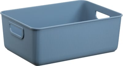 Akita Plast Team - Opbergbox - Opslagcontainer 10L - 100% gerecycled - Blauw