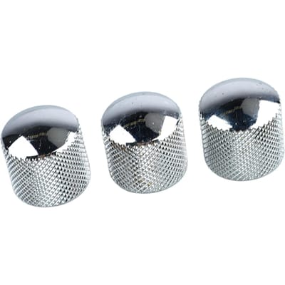 3 Stuks Zilveren Elektrische Bas Volume Knop Elektrische Gitaar Volume Stemming Potentiometer Bedieningsknop gray