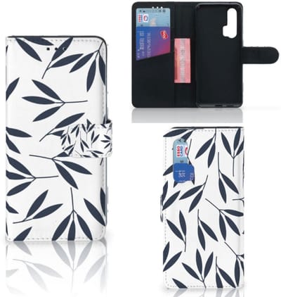 Honor 20 Pro Hoesje Leaves Blue