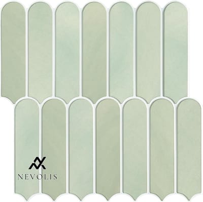 Nevolis 10 Pieces 3D Self-Adhesive Tile Stickers Peel and Stick Wall Tiles - Kitchen Bedroom Wall Decoration Accent - Pack of 10 - 30 x 30 cm .