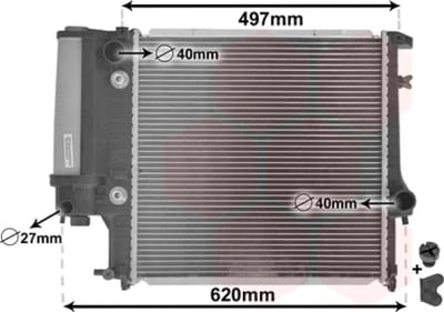 Van Wezel - RADIATOR VOOR BMW 3 E30 1982-1994 17111719136