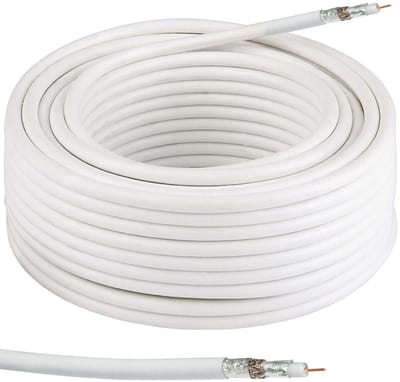 Thomson SAT Installatie Coaxkabel 50m 100dB TV Antennekabel Digitaal Coax 4K