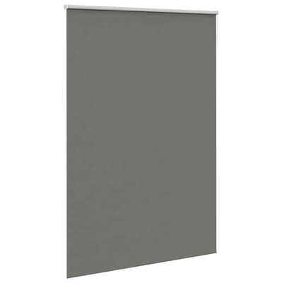 vidaXL - Rolgordijn - verduisterend - 150x210 - cm - stofbreedte - 146,6 - cm - grijs