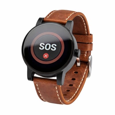 Horlogeband-leer-bruin-plus-premium-mijnSOS-Comfortabel-Band-Echt Leer-22mm-Gespsluiting