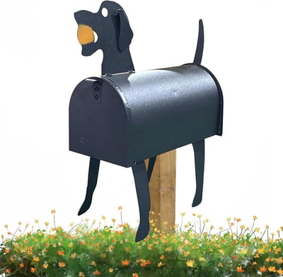 Brievenbus - Uniek ornament - Tuin decoratie - Waterdicht metaal - 20 x 10 cm - Labrador