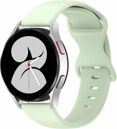 By Qubix - Geschikt voor Garmin bandje - Geschikt voor Garmin Vivomove 3 / HR / Luxe / Sport / Style / Trend - Solid color sportband - Groen - Smartwatch bandje 20mm