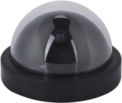 Waterdichte Nep Dome Bewakingscamera met LED Knipperlicht - Simulatie Beveiligingscamera voor Binnen en Buiten