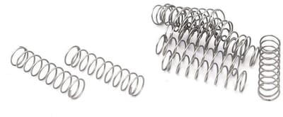 Compressieveren - Drukveren - Verlichting reparatie - Roestvrij staal 304 - 15mm lengte - Zilverkleurig