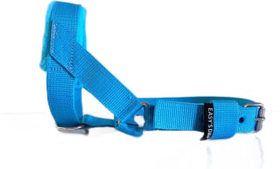 Hoofdhalster hond - Anti trek - Licht blauw - Maat XL - Gevoerd - Antitrek hoofdhalster hond - Halster hond - Anti trek hond - Training band