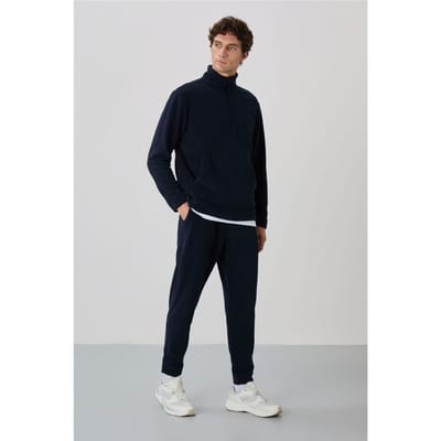 Heren Polyester Fleece Sweatshirt En Broek Set