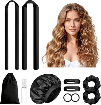 Heatless Curls - Krullen zonder Hitte - Krulspelden Rollers - Haarroutine