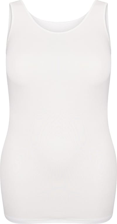 RJ Bodywear - Pure Color - Dames Singlet Extra Lang - Wit - XXL