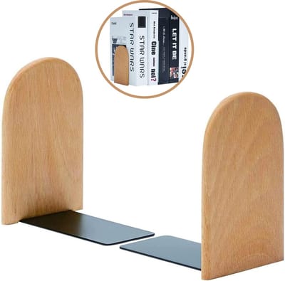 MATTI® - Boekensteun - Boekenhouder - Boekenstandaard - Boekensteunen - Set van 2 - Beukenhout