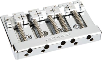 Fender HiMass 5-String Bass Wide Bridge Assembly with Zinc Saddles - Basgitaaronderdeel
