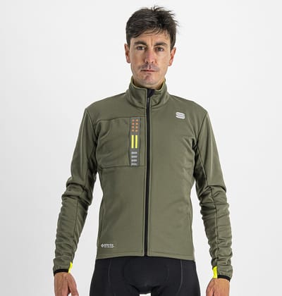 Sportful Fietsjack winter heren Groen - SUPER JACKET BEETLE - L