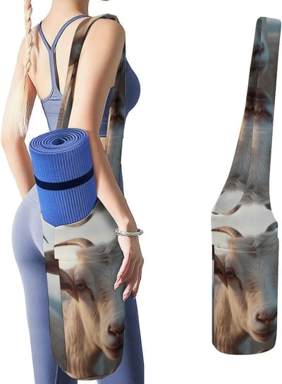 Yoga Mat Tas - Sporttas Carrier - Yoga Training - Veelzijdig Ontwerp - 50x40x18cm - Wit