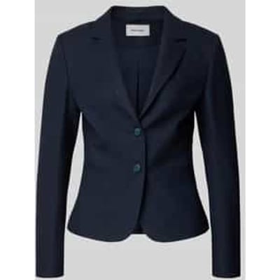 Slim fit blazer met reverskraag
