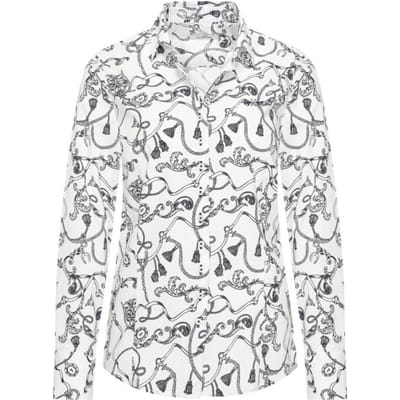 Hv Society - Blouse - Navy - S (36)