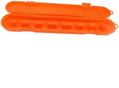 Dailygoods- Kettingzaaghouder Versterkt - Opbergdoos voor 8 Ketens - Draagbare Houder - Bescherming tegen Roest - Maximaal Gebruik - Langdurig Gebruik