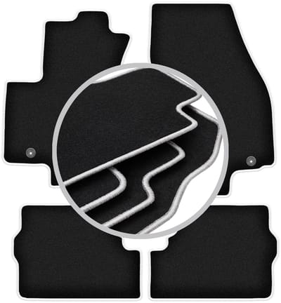 CARLUX-SILVER automatten voor: Opel Zafira A minivan (1999-2005)
