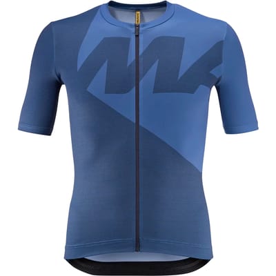 Mavic Icon Graphic Korte Mouw Wielertrui Blauw M Man