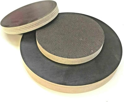 Houten Schijf - Ronde Plaat - Hobby Projecten - Weerbestendig - Ø 150 mm - Natuurlijk