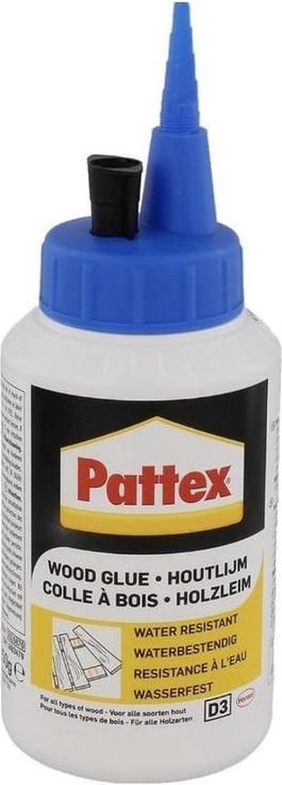 Houtlijm - Witte houtlijm - Discountershop - Aanbrengen - Hout - Vochtbestendig - Glue - Wood glue - Wit - White