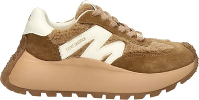 Steve Madden Supercampo-f Sneakers - Dames - Bruin - Maat 36