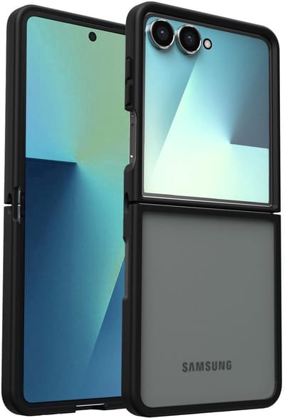 Hoesje Geschikt voor Samsung Galaxy Z Flip 7 - Matte Back Cover - Zwart
