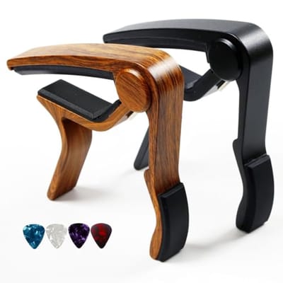 Gitaar Capo 2 Pack voor Akoestische en Elektrische Gitaren en Ukulele