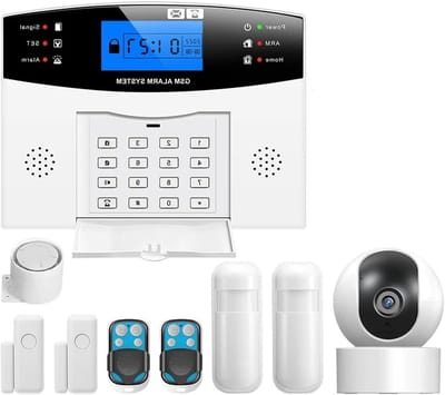 Beveiligingssysteem Huis - Alarm Systeem - Woning Beveiligen - App Bediening - 185x125mm - Wit