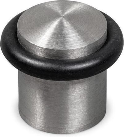 Deurstopper - RVS mat 25x30mm