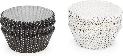 Patisse Cupcakevormen Stippen 5 Cm Papier Zwart/wit 200 Stuks