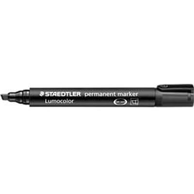 Permanente markeerstift Staedtler Lumocolor 350 Zwart (10 Stuks)