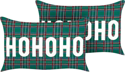JOYCANDY - Sierkussen set van 2 - Groen - 30 x 50 cm - Polyester