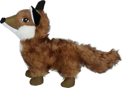 Wild Life Collection Dog – Hondenspeelgoed – Hondenspeeltje met Piep - Hondenknuffel - Vos
