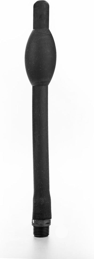 Anal Probe Anaal Douche met bulb - zwart