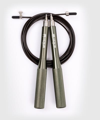 Venum Thunder Evo Springtouw – Khaki | Verstelbaar Jump Rope voor Boksen, Fitness & HIIT